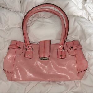 Liz Claiborne Light Pink Leather Shoulder Bag